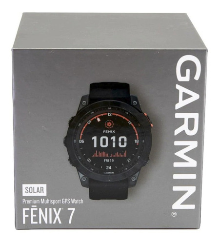Imagem 6 de 7 de Smartwatch Gps Garmin Fênix 7 Solar Cinza 47mm Touch Hrm Oxi