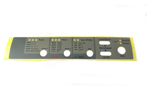Kit 6 Calca Panel Control Impresora Epson Fx-890/fx-2190