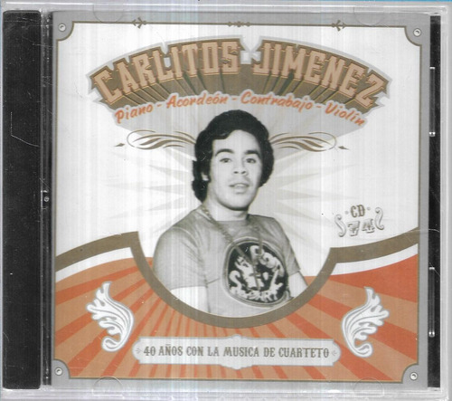 Carlitos Jimenez Album 40 Años Con La Musica De Cuarteto Cd