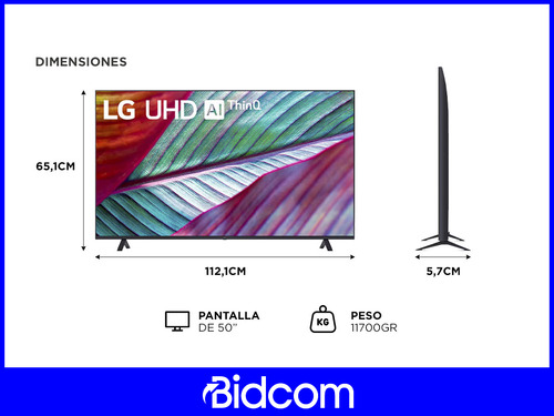 Smart Tv LG 50 4k Uhd Ai Thinq 50ur8750psa Webos