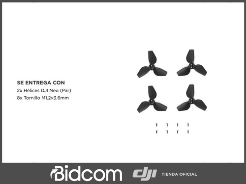 Repuesto Para Hélices Dji Original Compatible Drone Dji Neo