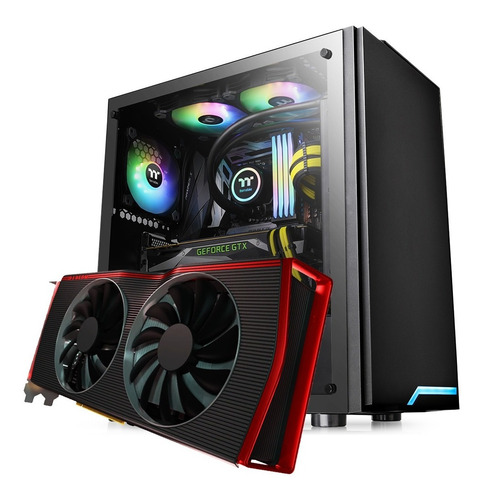 Imagen 1 de 2 de Pc Intel Core I3 Gen10 Ram 16gb Ssd 500gb Rx 550 4gb Wi Fi