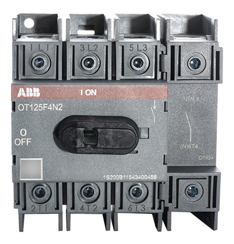 Seccionador Bajo Carga Rotativo Abb 125a 4 Polos