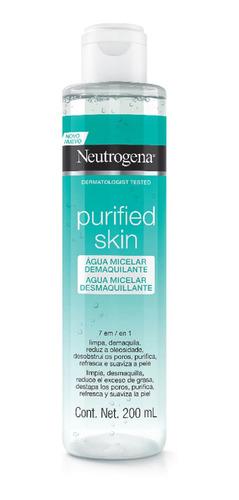 Agua Micelar Neutrogena 7 En 1 Purified Skin X 200 Ml