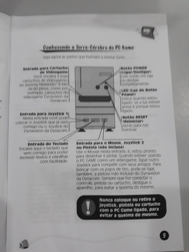Livro De Manual De Instruções Dynacom Pc Game