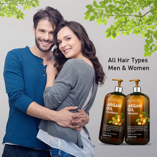Argan Shampoo Y Acondicionador Restauración Capilar Unisex