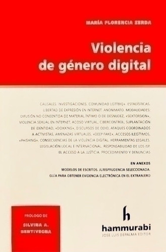 Violencia De Genero Digital - Zerda -
