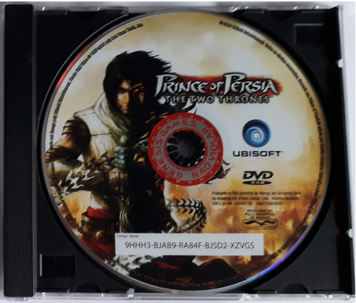 Pc Prince Of Persia The Two Thrones - Usado - Original. (Recondicionado)