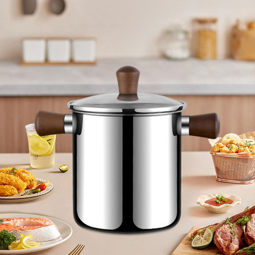 Mini Freidora De Aceite Profunda Con Doble Asa Mini L