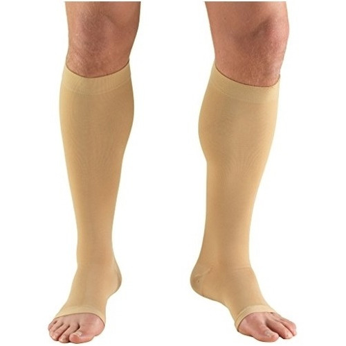 Medias De Compresión De 30 A 40 Mmhg   Beige Talla L