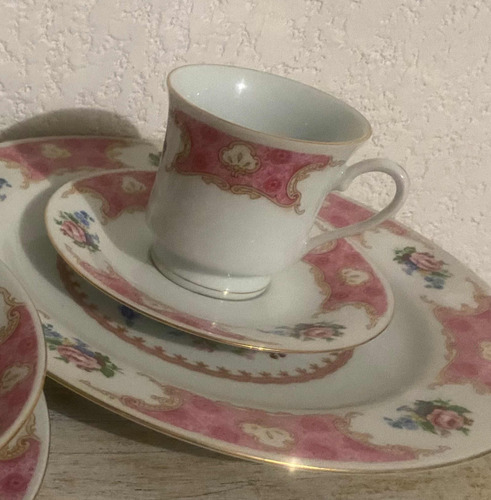 Vajilla Porcelana Vintage  20 Pzas Spring Garden Remington