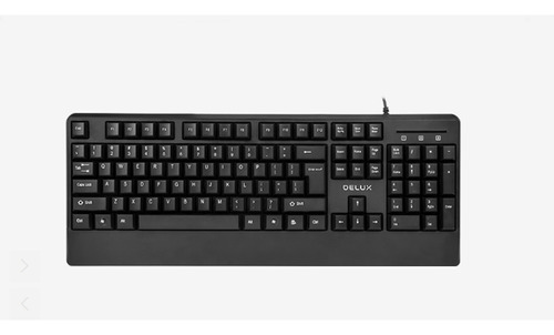 Teclado Delux K6700 Mecánico Qwerty Negro.