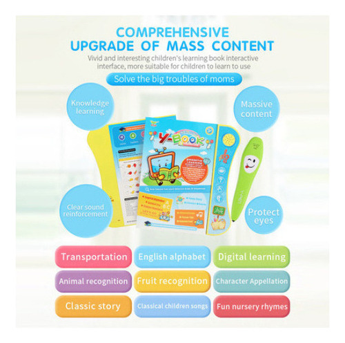 Libro Infantil Talking Book Interactivo Para Padres E Hijos