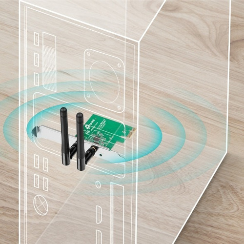 Imagen 5 de 6 de Wireles Tp-link Wn881nd 300mbps Pciex Adaptador
