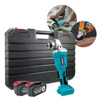 Comprar Esmeril Angular Recargable  Galletera Eléctrica 2 Cargadores