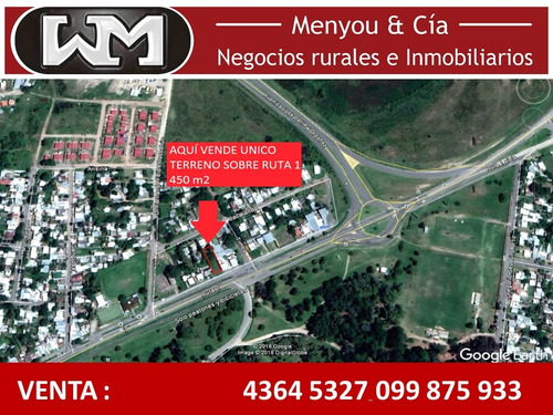 Venta Terreno Colonia Sacramento Sobre Ruta 1 Y El Shopping