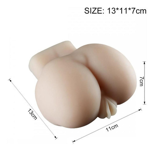 Masturbador de glúteos suaves con vagina realista - Crazy Lion