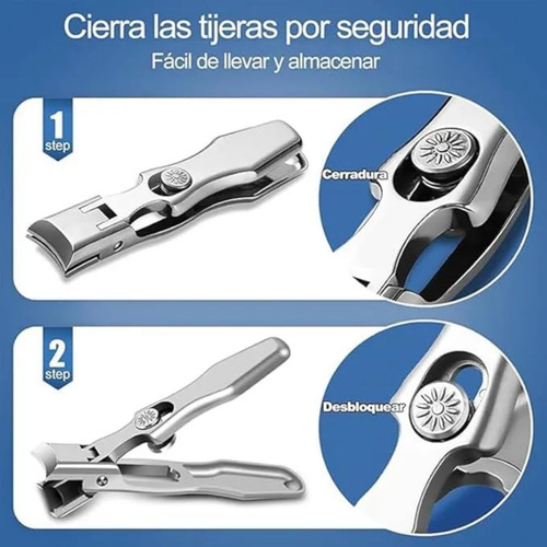 Cortauñas De Acero Inoxidable Antisalpicaduras Pequeño *1pcs