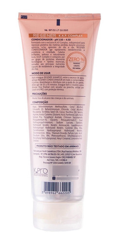 K.pro Regenér Condicionador Cabelos Ressecados Secos 240g