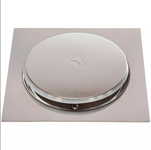 Imagem 6 de 9 de Ralo Inteligente Click Novo Banheiro 10x10 Inox Cromoda F901