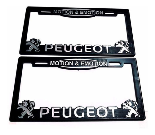 Par (2) Portaplacas Peugeot 206 306 307 406