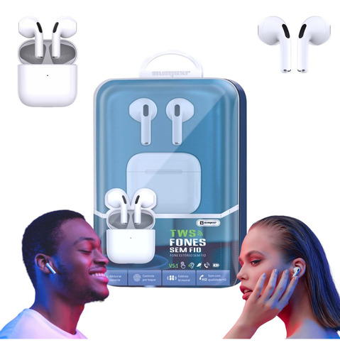 Fone De Ouvido Urban Ears Tws Sly-33 Branco Sem Fio