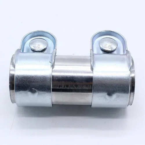 Sistema De Escape De Doble Abrazadera Con Conector De Tubo D