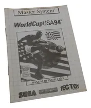 Comprar World Cup Usa 94 Manual De Instruções Master System Tectoy