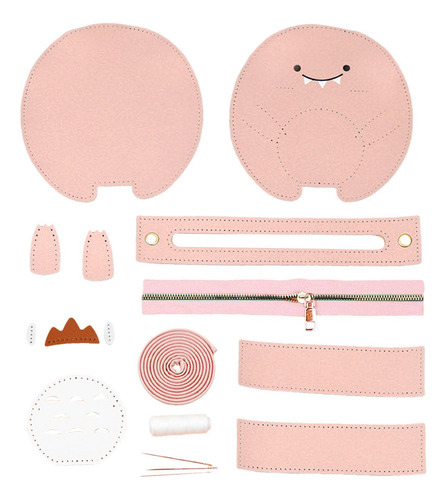 1 Juego De Accesorios Para Hacer Bolsos De Rosado Rosado