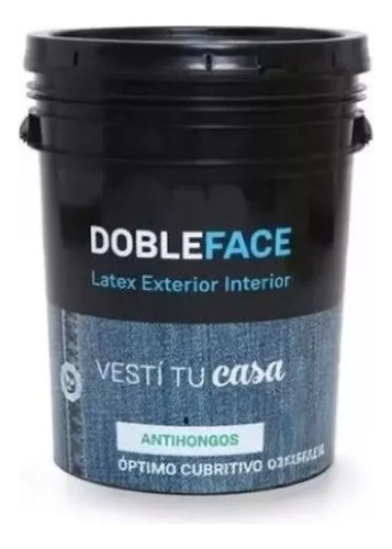 Latex Doble Face Interior Exterior Rojo V 20 Lts Dimension 