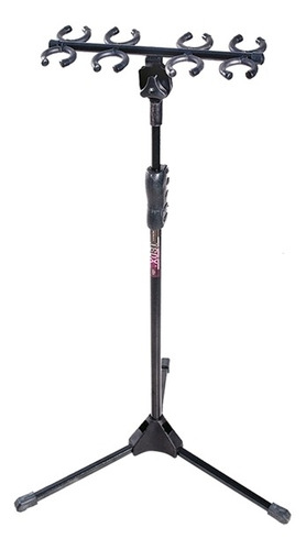 Pedestal Suporte Ibox Sm8 Expositor Para 8 Microfones Preto