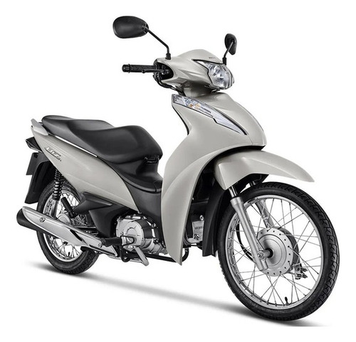 Moto Honda Biz 110i Prata 2024 2024 0km Com Garantia