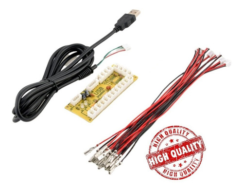 Imagen 1 de 2 de Adaptador Usb Joystick Arcade Zero Delay Prex-tec