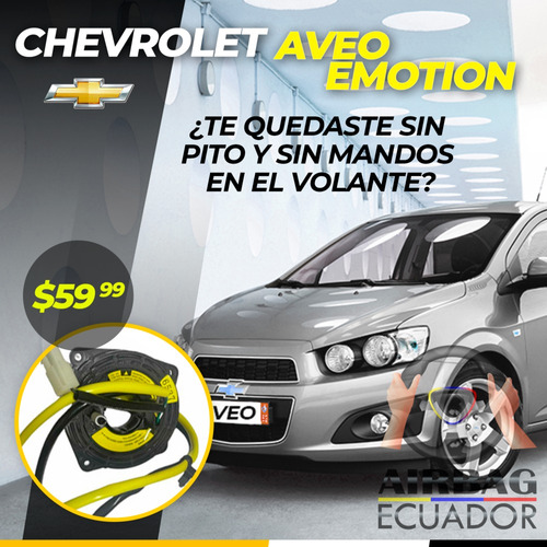 Cinta Espiral Clock Spring Chevrolet Aveo Emotion - Airbag