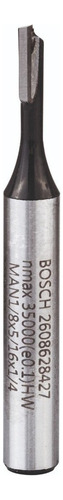 Fresa Router Tupi Para Ranura Recta 1/8 (3,18mm.) Bosch