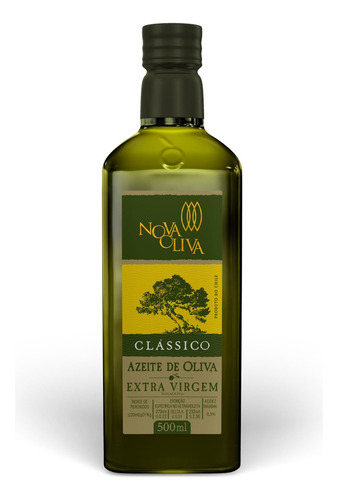 Nova oliva azeite chileno extra virgem clássico 500ml