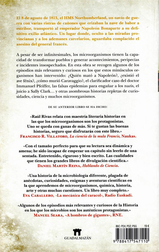 El asesino que envenenó a Napoleón y otras historias de la Microbiología, de Rivas, Raúl. Divulgación científica Editorial Guadalmazan, tapa blanda en español, 2022
