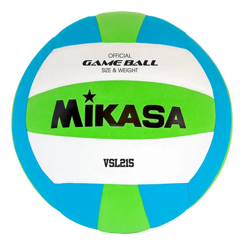 Balon Mikasa Volleyball Green-white-blue Mva123sl