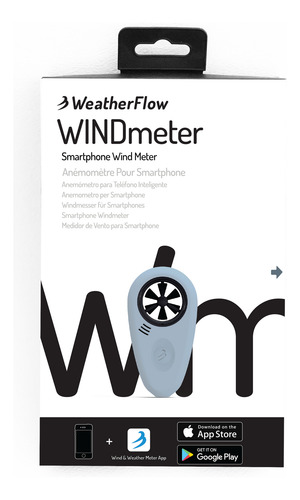 Anemómetro Portátil Con Bluetooth Weatherflow Windmeter