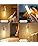 Juego De Dos Apliques De Pared Montford A Pilas, Luz Nocturn