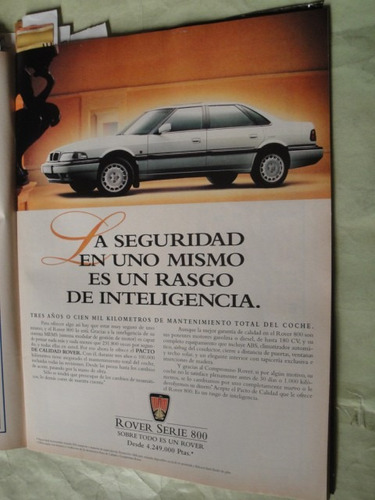 Publicidad Rover Serie 800 Año 1995