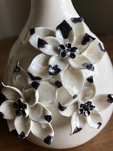 Vaso Feito/pintado A Mão Bodas De Ouro 50 Anos De Casamento