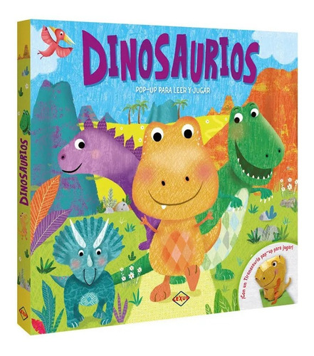 Imagen 1 de 3 de Libro Infantil Pop Up Dinosaurios Lexus Editores