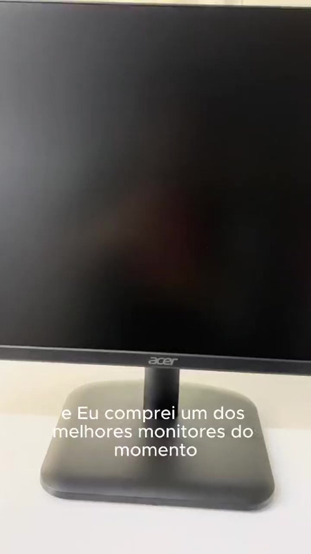 Monitor Acer Ek251q Gbi 24,5 Led Ips 120hz Energy Star Preto
