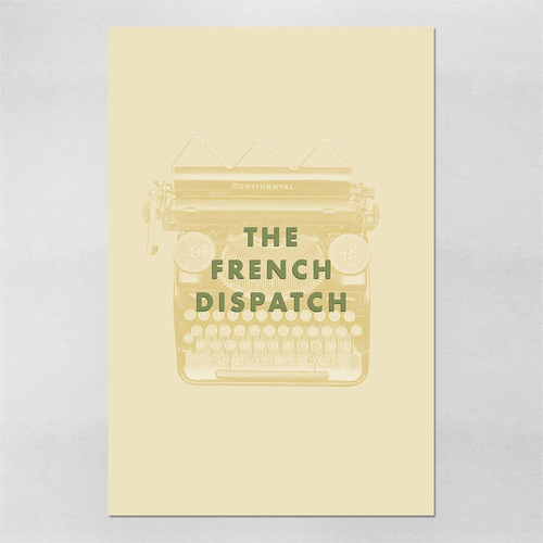 Poster 30x45cm A Crônica Francesa - The French Dispatch 07