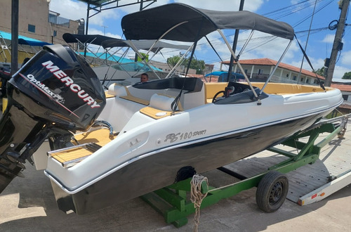 Lancha 18 Pés Rs 180 Sport Com Motor Mercury 50 Hp 0km