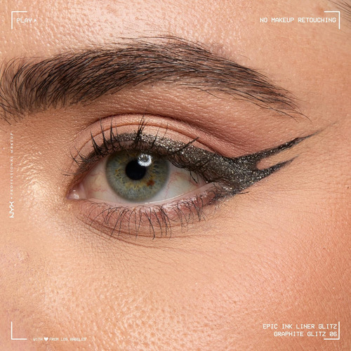 Nyx Professional Makeup Epic Ink Glitz Liner, Delineador Líq
