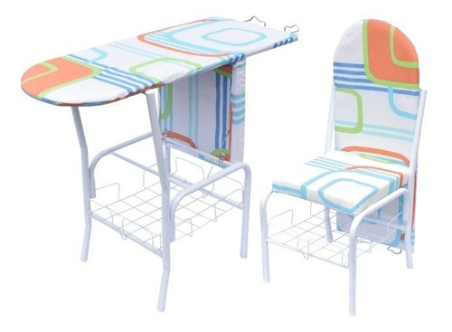 Mesa Planchar Planchado Silla Multiusos Hogar Aseo Metálica