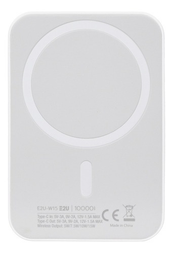 Carregador Portátil Magsafe 10000mah Turbo Sem Fio Indução para iPhone Pratico