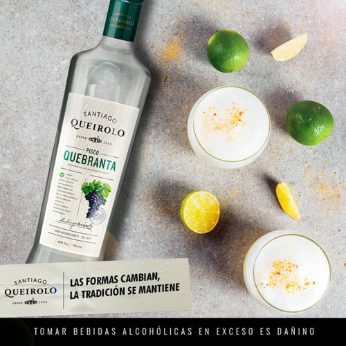 Pisco Santiago Queirolo Puro Quebranta 2l